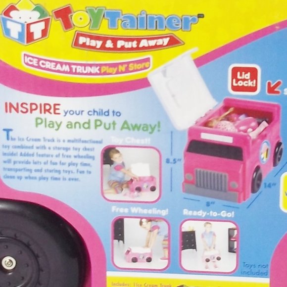 ToyTainer Ice Cream Truck Play N Store NEW - Picture 3 of 8